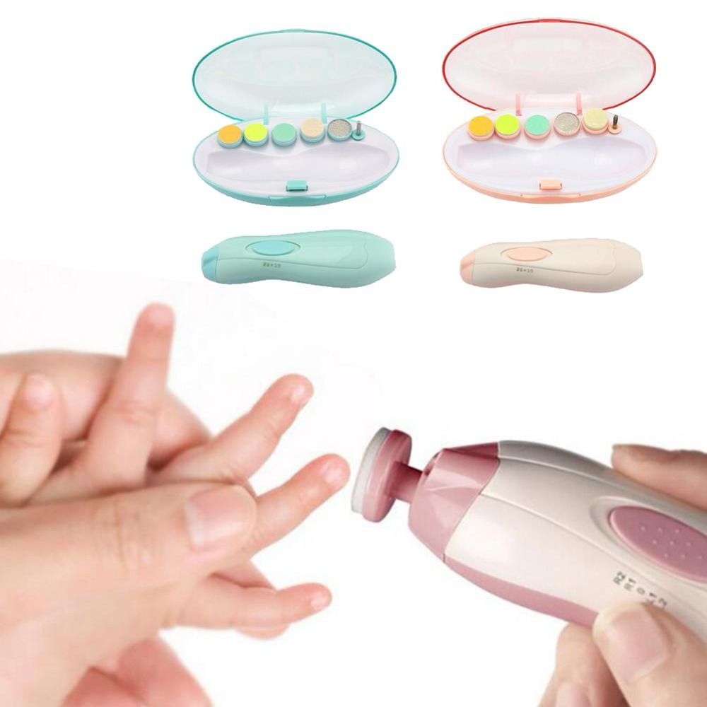 Acheter électrique Sûr Coupe Ongles Cutter Bébé Coupe Ongles Manucure Pédicure Coupe Ciseaux Ciseaux Enfants Infantile Bébés Soins Des Ongles Aijile