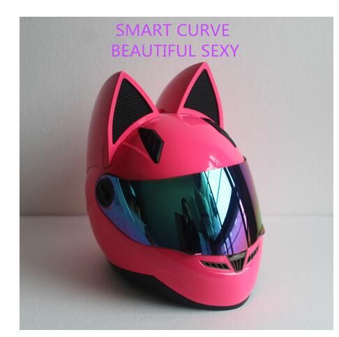 En Iyi Ve En Ucuz Nitrinos Kedi Kulagi Motosiklet Kaski Kros Erkek Ve Kadin Yaris Kask Dort Mevsim Anti Sis All Over Kedi Kulak Kaski Indirimli Dhgate Com