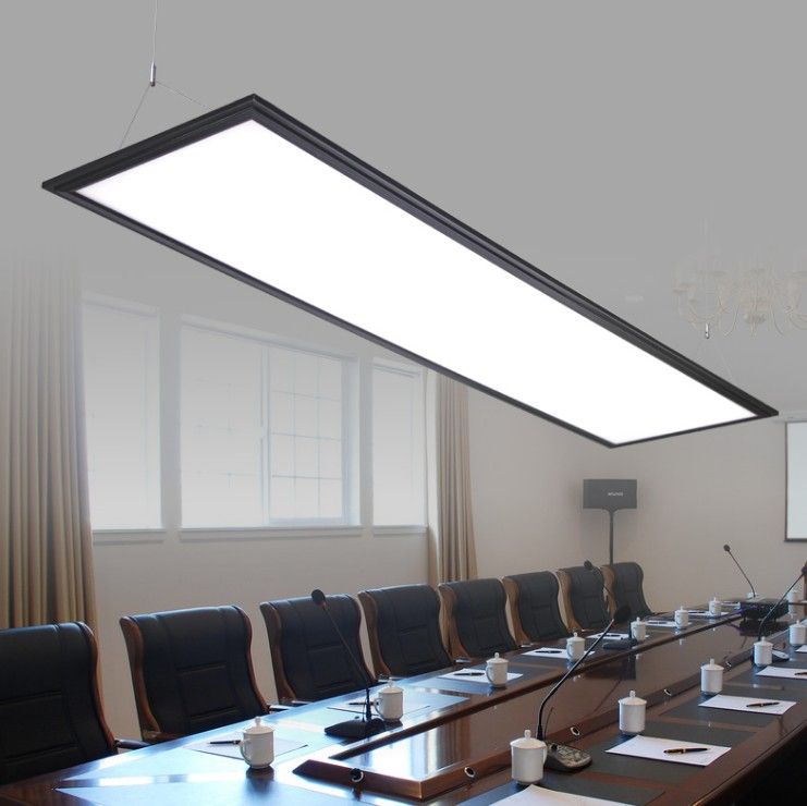 Modern Black Led Panel Light Panel Light Led Integrated Ceiling Lamp Office Chandeliers Office Lights Acryl Flat Lamp Simple Led Llfa Cool Pendant