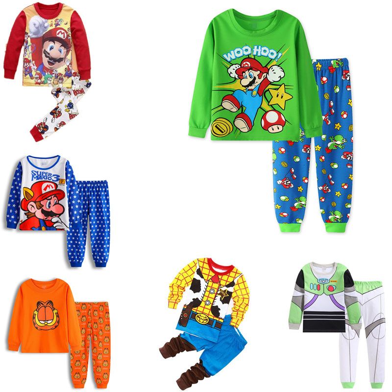 Super Mario Pigiama per Ragazzi Super Mario Pigiama per Ragazzi