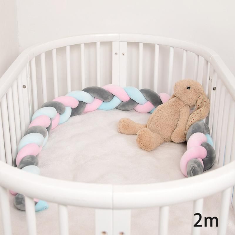 diy braided crib bumper