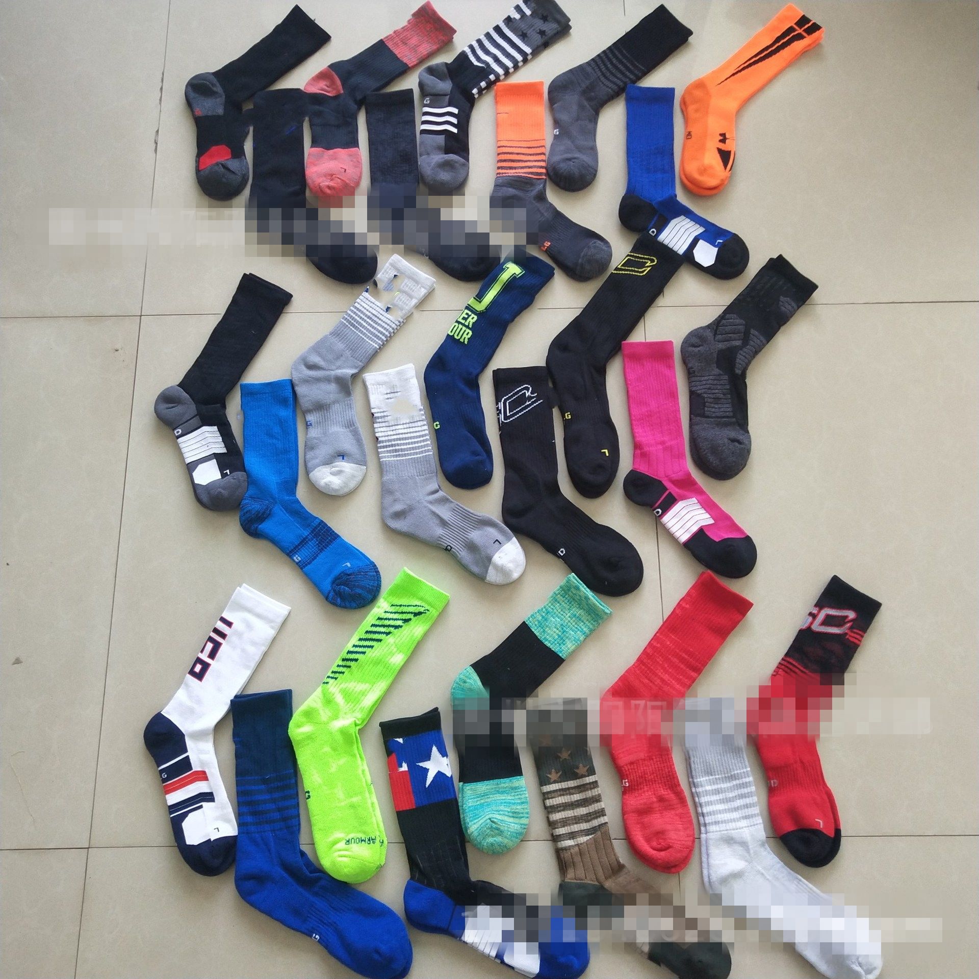 Running Cycling Men Women Breathable Sports Outdoor Basketball Mid Calf Sock HK