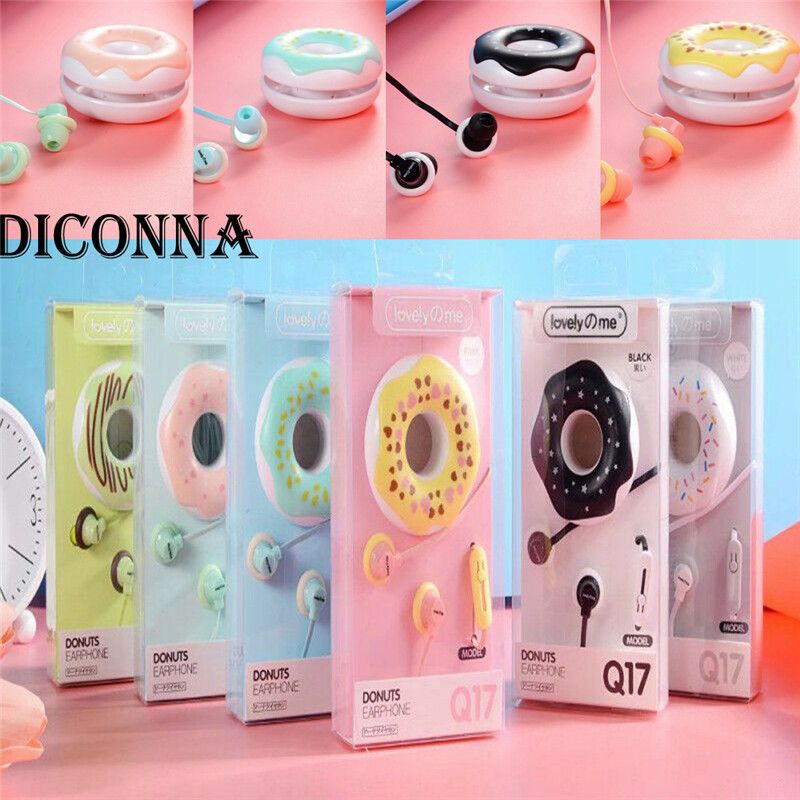 creative design cute earphones macarons