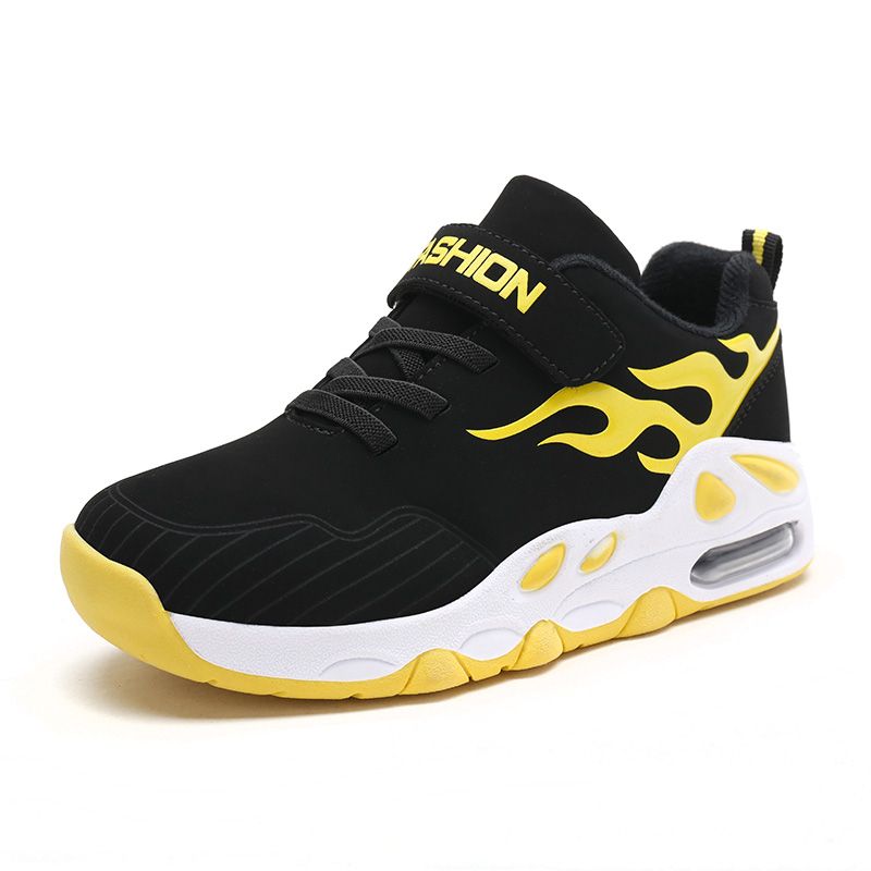 Children Kids Sports Shoes Basketball Running Trainers Boys Girls Leather