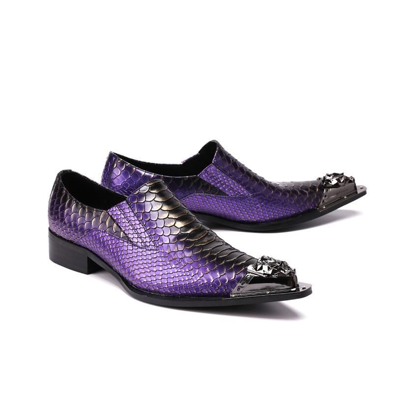 purple designer shoes