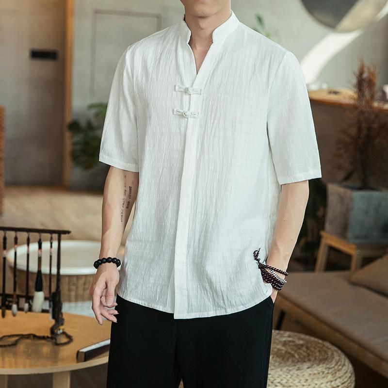 Mens tall linen shirts Outlet