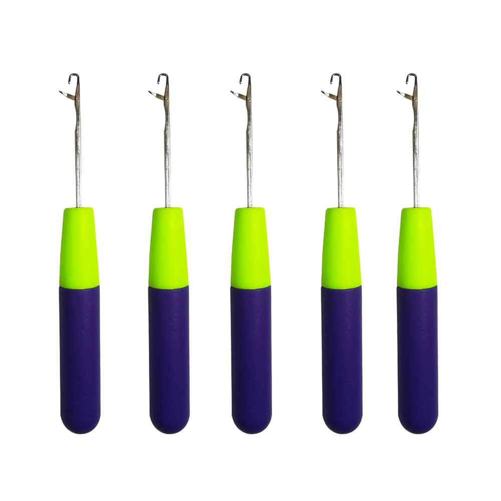 Large Latch Hook Crochet Needle Ventilating Holder And Needles For