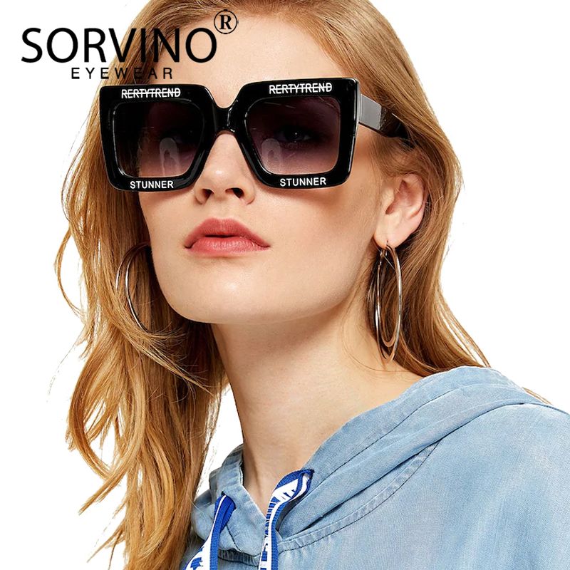 Acquistare Occhiali Da Sole Quadrati Stampati Grassetto Oversize 2018  Designer Donna Anni 90 Retro Occhiali Da Sole In Cristallo Viola Occhiali  Da Sole Grandi Tonalità SN217 Economico | Consegna Veloce E Qualità |  It.Dhgate