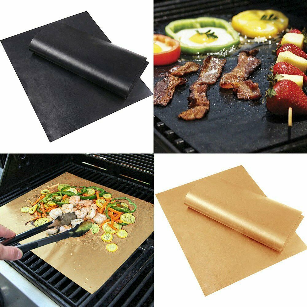 Bbq Grill Mat Non Stick Teflon Reusable Sheet Resistant Barbecue