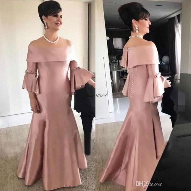 mother of the bride dresses rose gold color