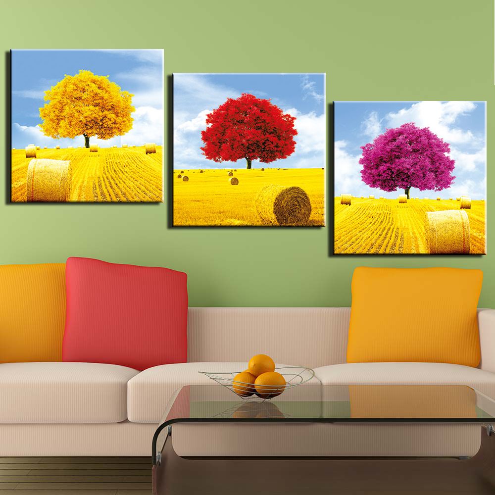 2020 3 Panels Wall Art Canvas Prints Pictures Painting Modern