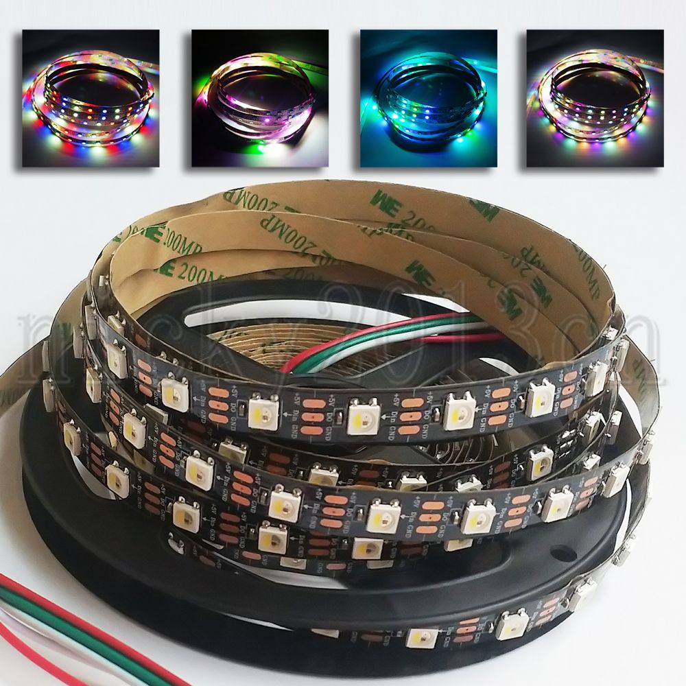 5V SK6812 5050 RGBW RGBWW LED Flexible Strip Light Tape 5M 300EDs 4 In 1 Individual Addressable