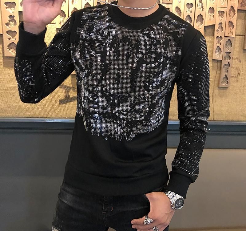 Compre Hombres De Lentejuelas De Impresión Ocasionales Flojas Fleece  Sudadera Con Capucha Hombre Streetwear Hip Hop Prendas De Vestir Exteriores  Ropa De La Etapa A 77,63 € Del Givenchyi09 | DHgate.Com