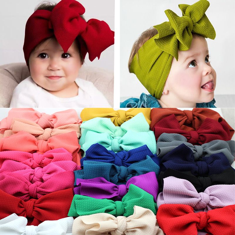 Big Bow Headwrap One Size Fits All Baby 