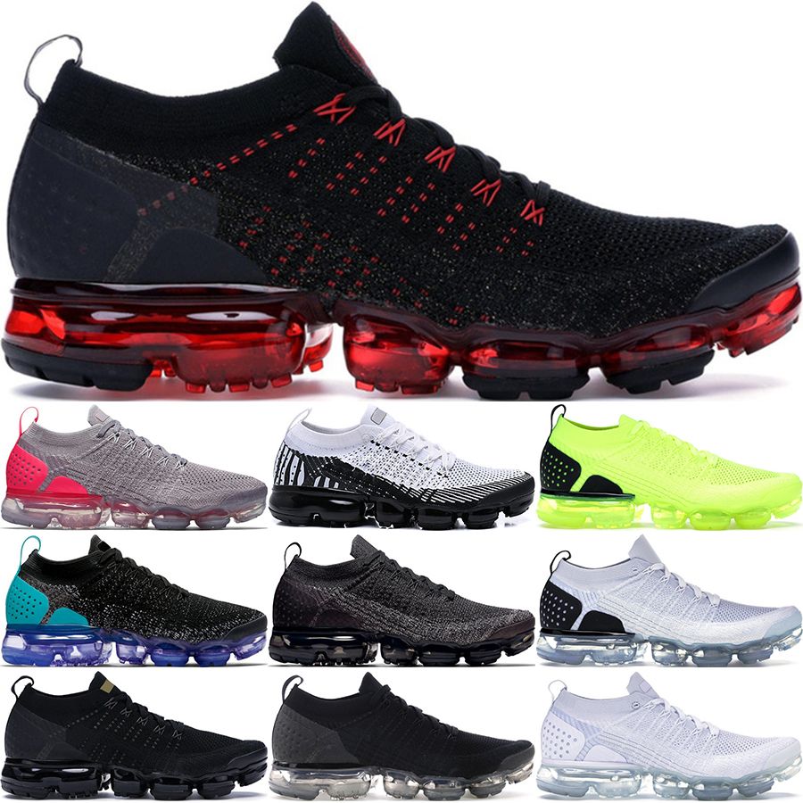 2020 Zebra Knit 2.0 Running Shoes Orca Tiger Safari White