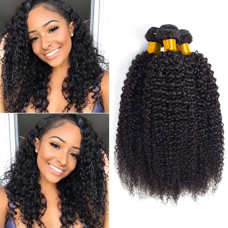 Wholesale Brazilian Curly Hair 3 Bundles Remy Brazilian Kinky