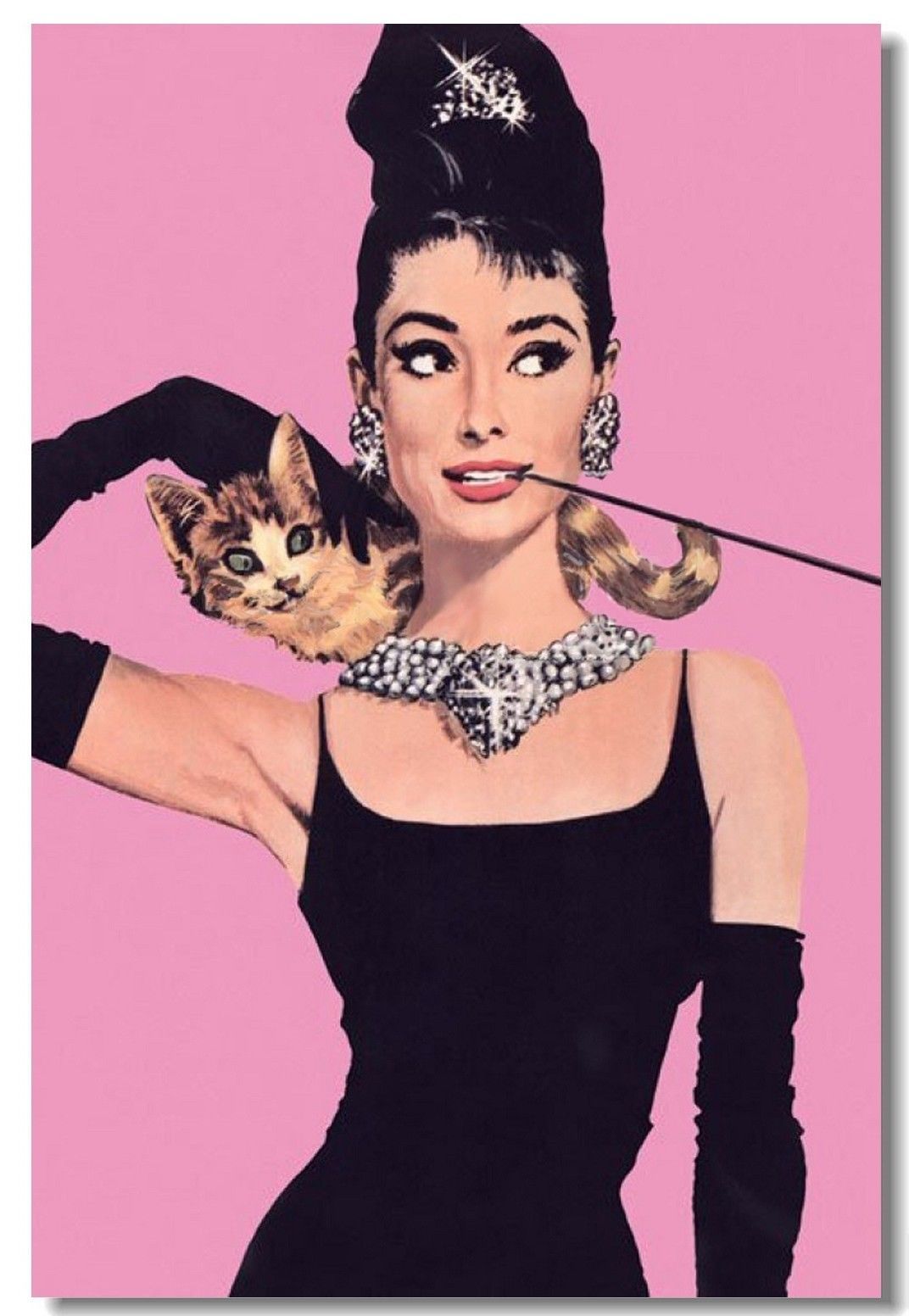 Affiche Audrey Hepburn Movie Star Decor Art en soie 24x36 pouces 24x43 pouces Affiche Audrey Hepburn Movie Star Decor Art en soie 24x36 pouces 24x43 pouces