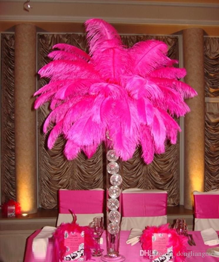New Marki Prefect 2020 Natural Hot Pink Ostrich Feather 10 12 Inch