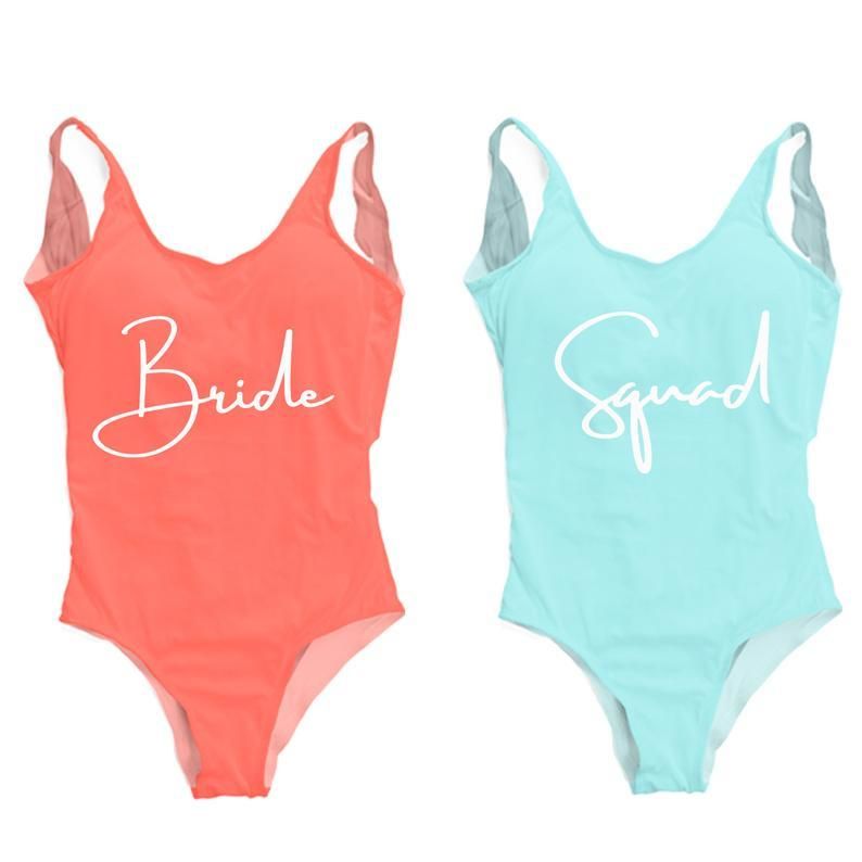 bachelorette party one piece swimsuits
