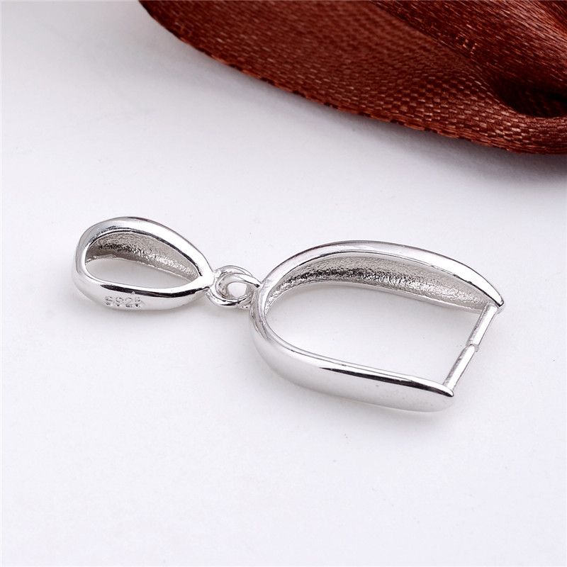 Joyería HOPEARL plata de ley 925 de la fianza clip del sujetador