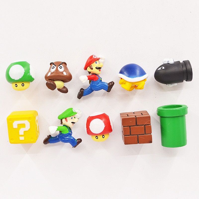 mario fridge magnets 3d