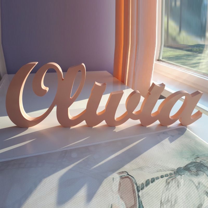 kids wooden name