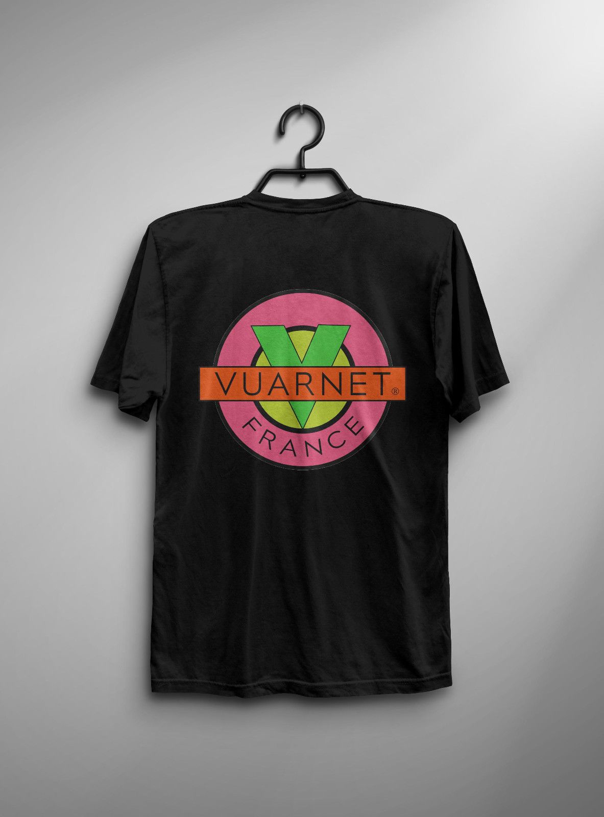 Vtg Vuarnet France T Shirt Black 80s 