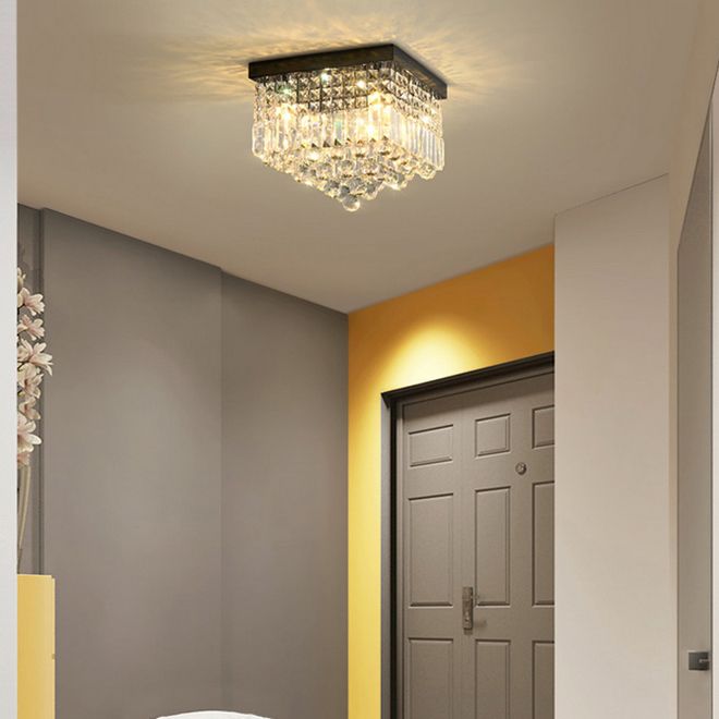 modern crystal ceiling lights