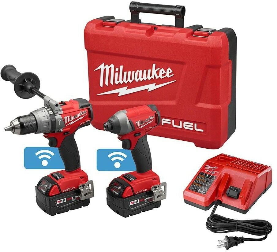 Compra Kit Combinado De Taladro Percutor / Atornillador Milwaukee De 18 V,  Iones De Litio, Inalámbrico, Sin Escobillas Barato | Entrega Rápida Y  Calidad | Es.Dhgate