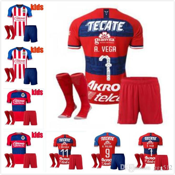 Kids Kit 19 Chivas Guadalajara Club World Cup Liga Mx Club America Unam Soccer Jersey Club De Cuervos 19 Football Shirts From Keepgoing8 13 2 Dhgate Com