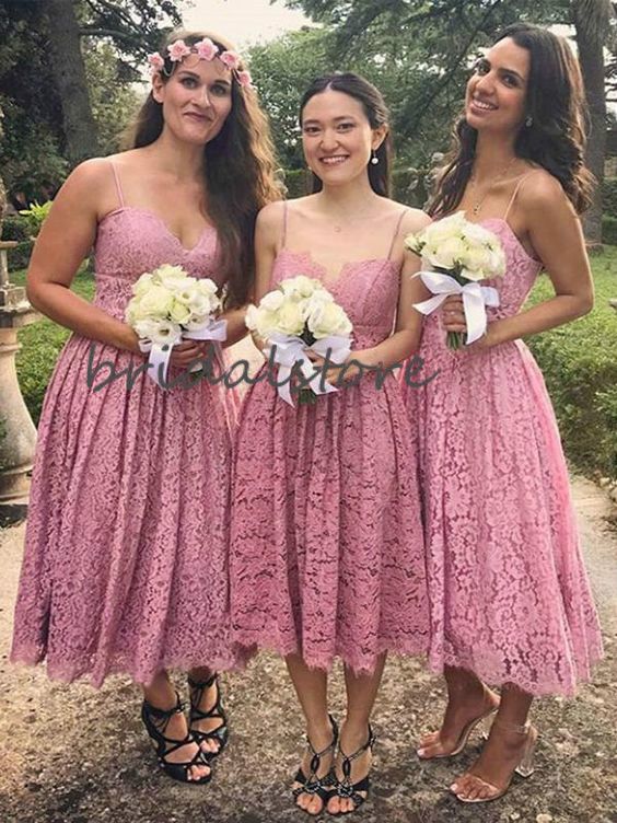dusty rose boho bridesmaid dresses