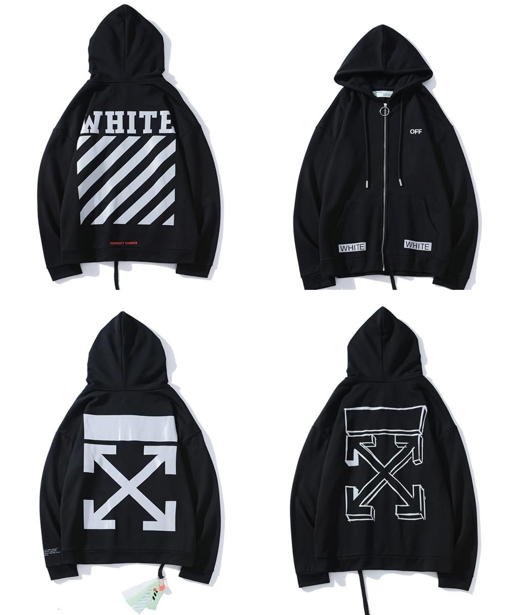 Off white hoodie sales reflective