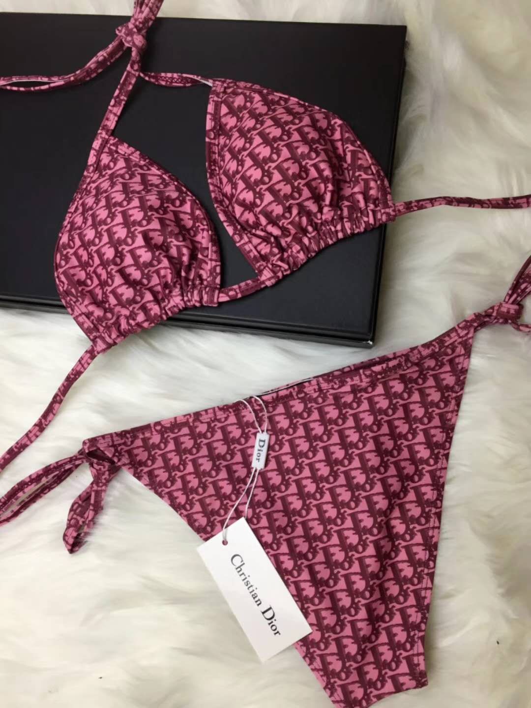 dior bikini pink