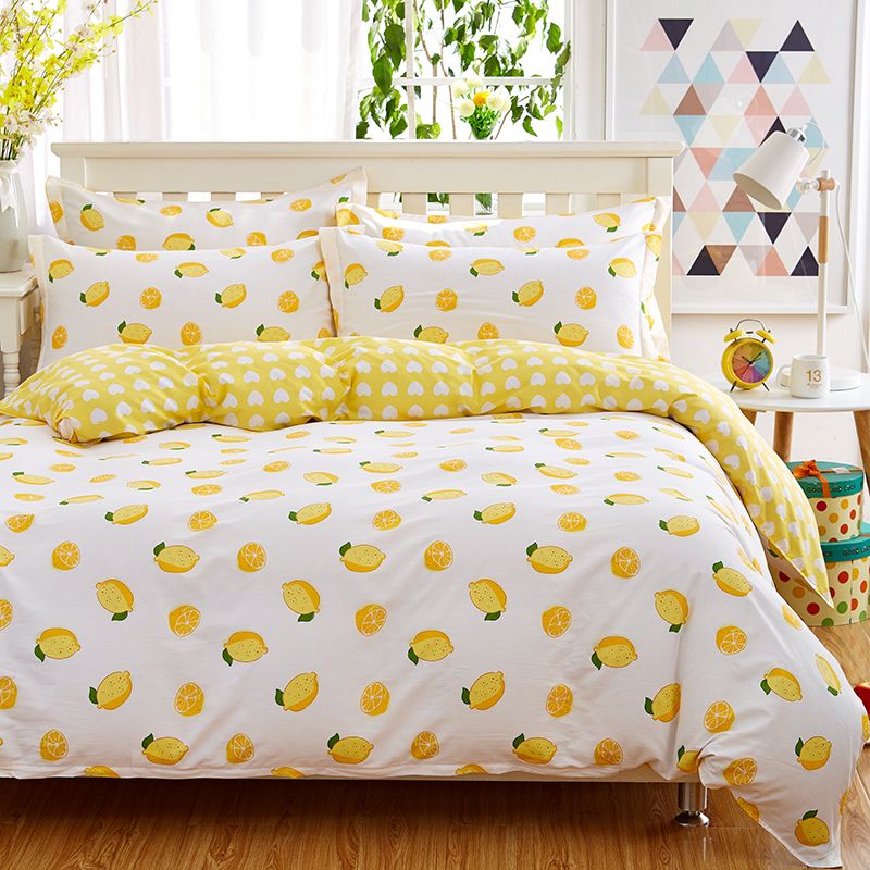 lemon sheets and pillowcases