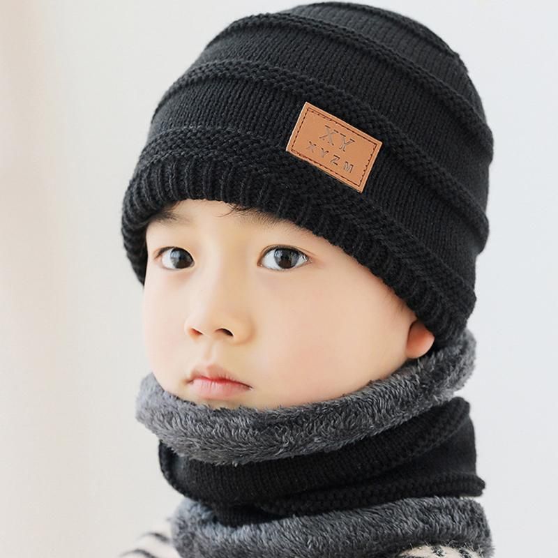 kids fleece lined hat