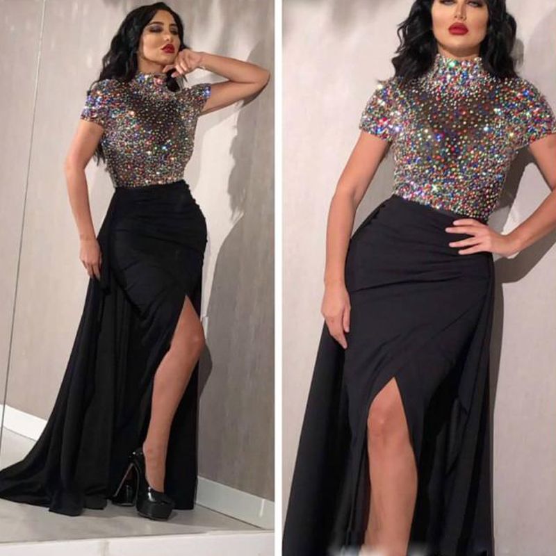 robe de soirée colorée