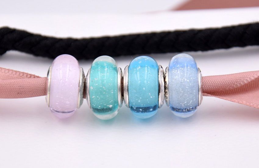 pandora glass bead charms