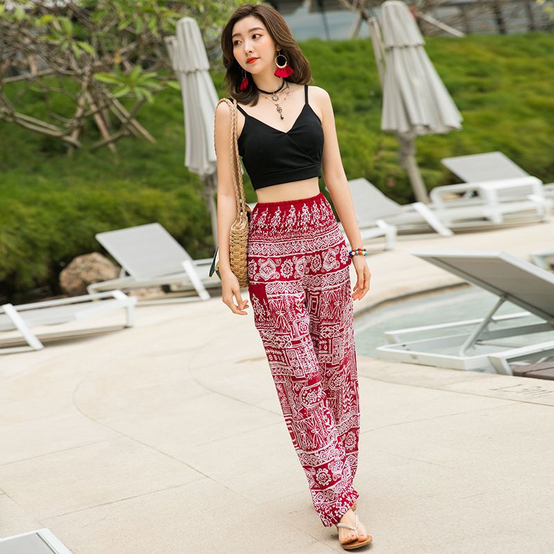 silk summer trousers