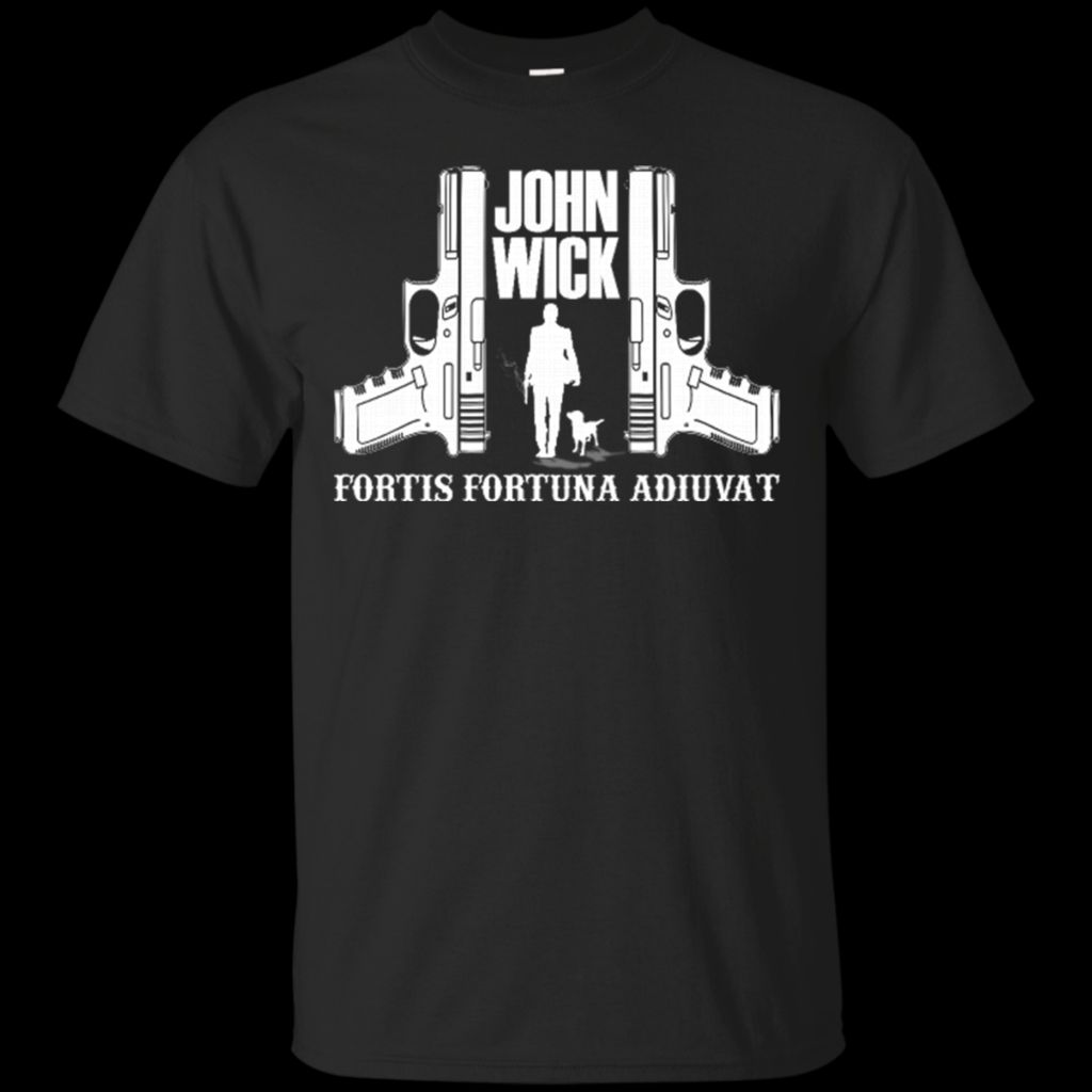 John Wick Fortis Fortuna Adiuvat Black T-shirt S - 3xl Cool Xxxtentacion T Shirt Brand Shirts Jeans Print Classic Quality High John Wick Fortis Fortuna Adiuvat Black T-shirt S - 3xl Cool Xxxtentacion T Shirt Brand Shirts Jeans Print Classic Quality High