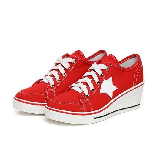 red white and blue canvas shoes
