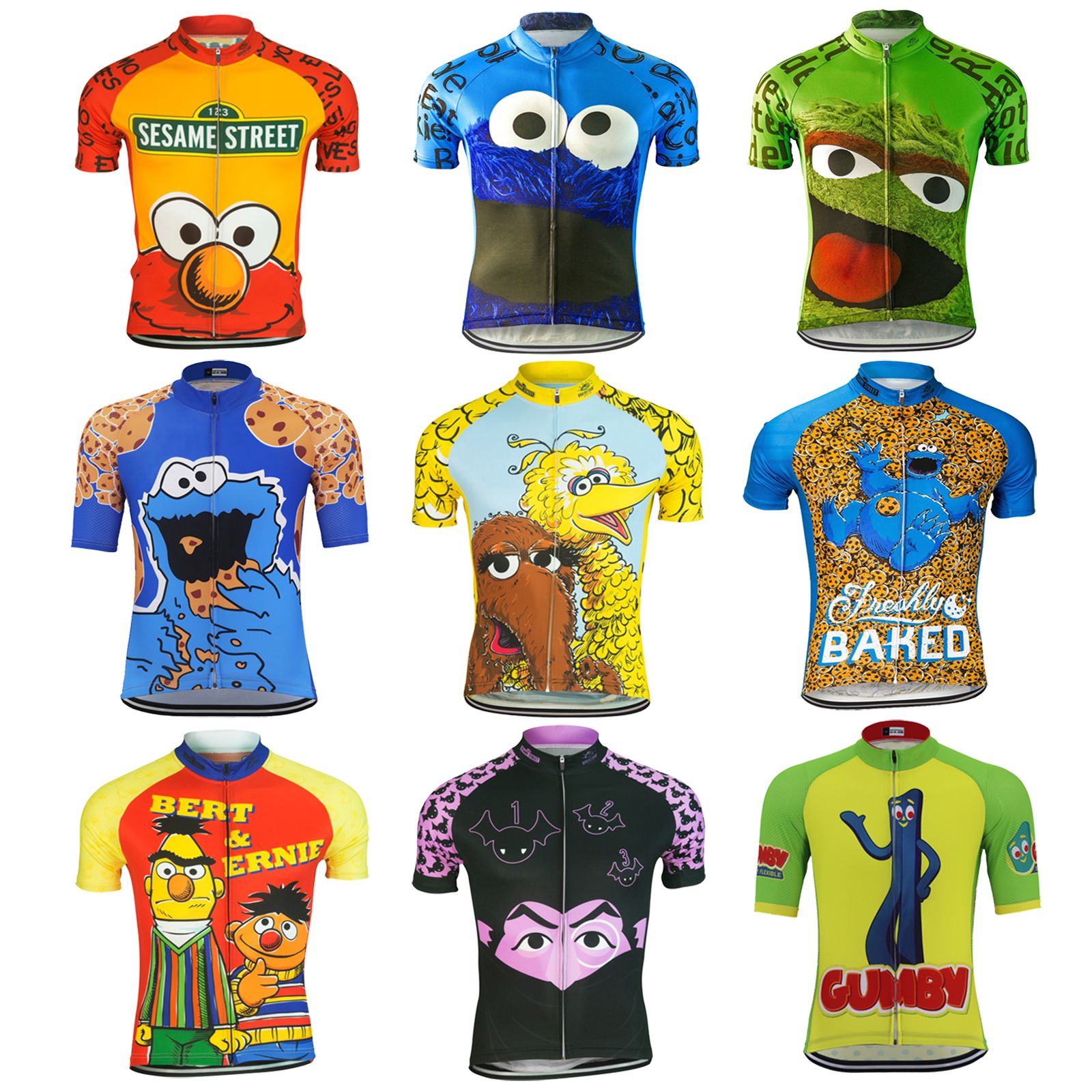 Summer Cartoon Funny Cycling Jerseys Men Eat Cookie Cycling clothing road Bicycle Clothes mtb Bike clothing racing cycle jersey short sleeve Summer Cartoon Funny Cycling Jerseys Men Eat Cookie Cycling clothing road Bicycle Clothes mtb Bike clothing racing cycle jersey short sleeve