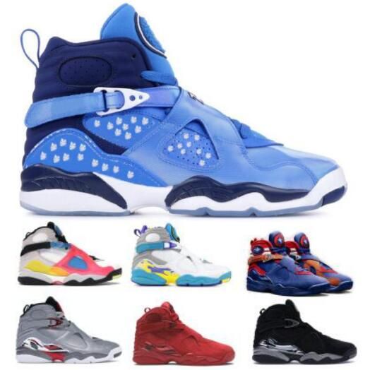 all blue 8s