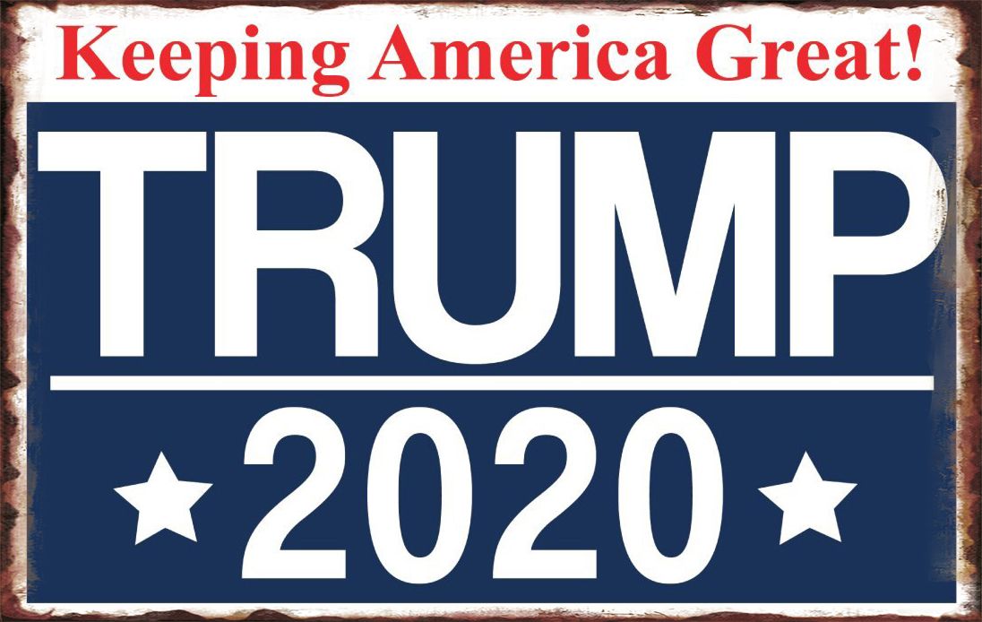 Trump 2020 metal tin sign wall decorative items 