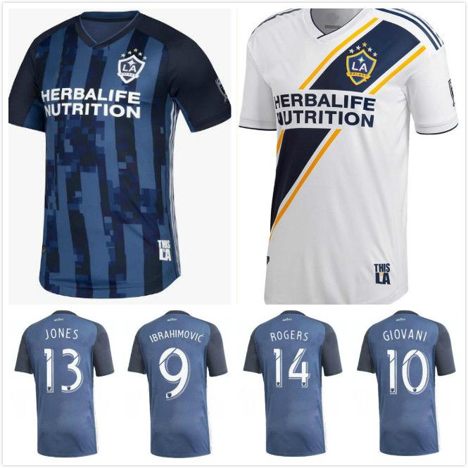 Rebotar heno Conejo 2019 2020 Tailandia MLS La galaxy zlatan Camisetas de fútbol IBRAHIMOVIC 19  20 Los Angeles Galaxy