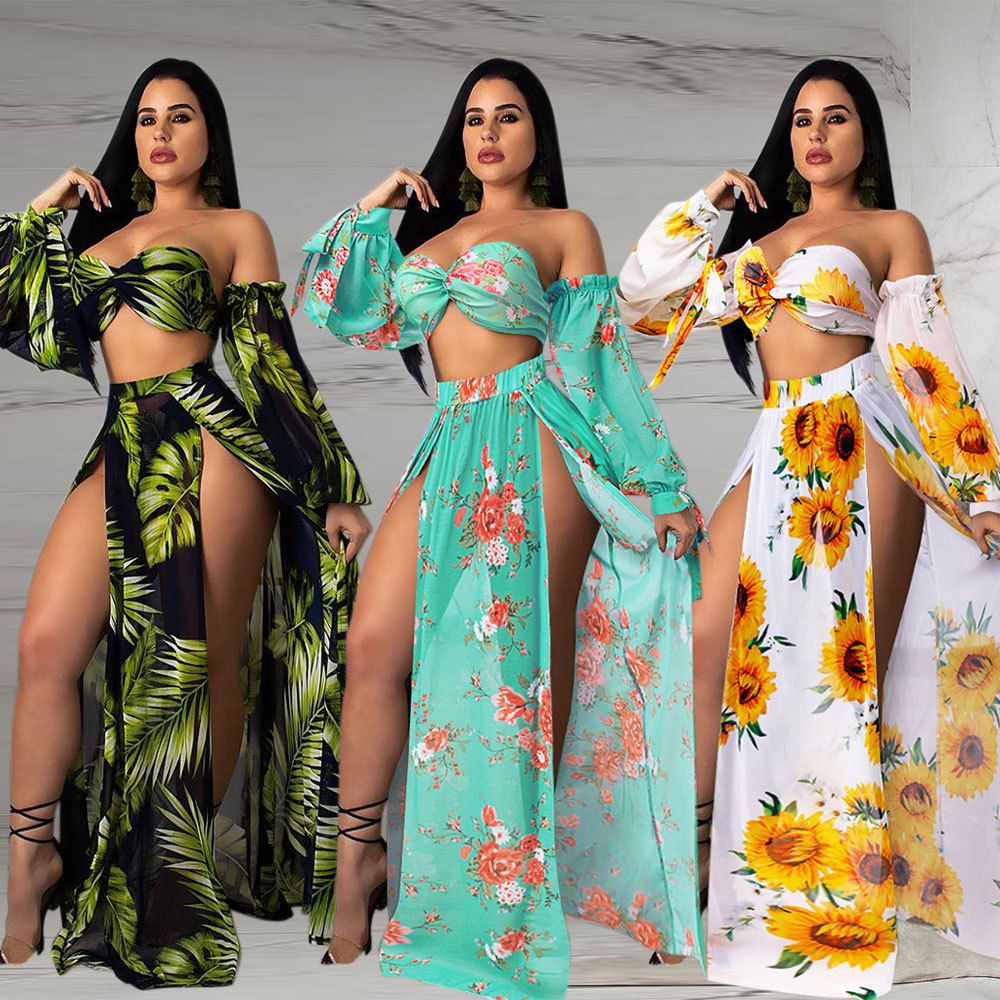 maiô com saia longa