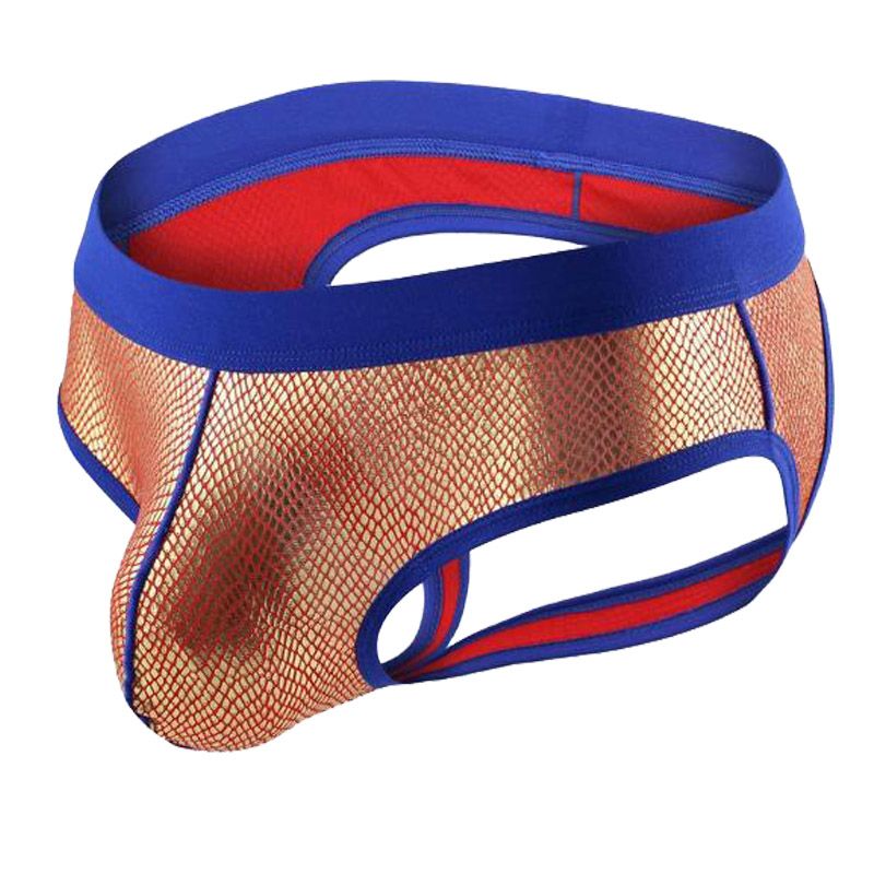 Men Jock Strap G-String Underwear Briefs Underpant Pouch Slips Open Crotch Slips