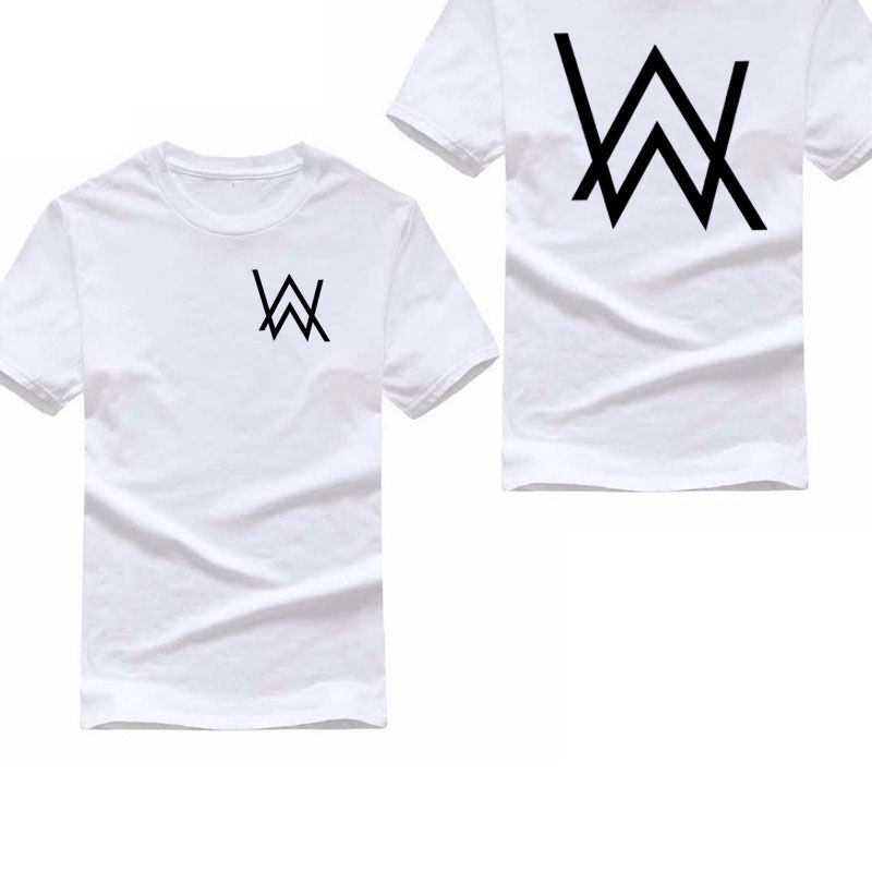 100% Verano Alan Walker T Shirt Hombres Música Rock DJ Hip