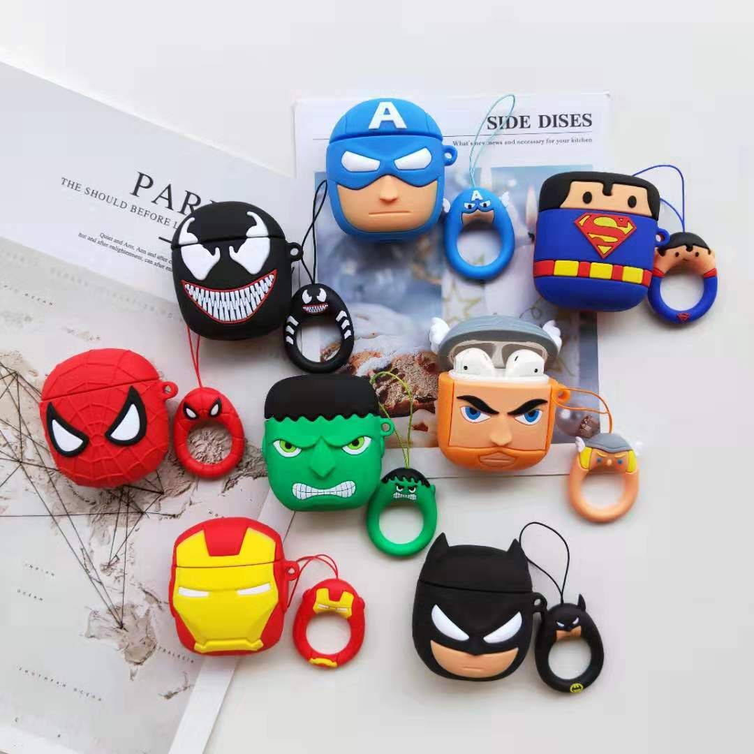Acquistare Custodia Supereroi 3D Cartoon Apple AirPods Custodia Protettiva  Custodia Protettiva In Silicone Antiurto Batman Captain America Economico |  Consegna Veloce E Qualità | It.Dhgate