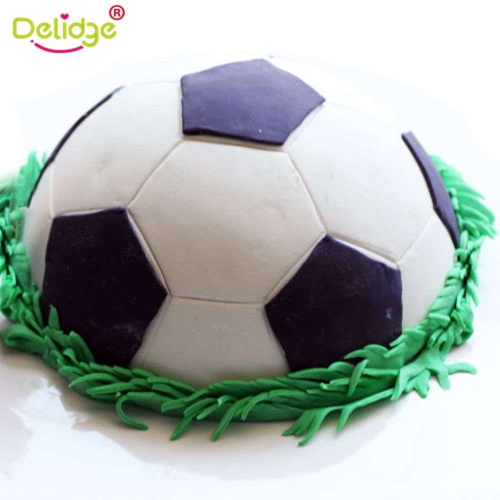 Acheter Pas Cher Delidge 3d Gateau Ballon De Soccer En Silicone Moule Chocolat Bricolage Sports Football Sugar Bowl Moule Patisserie Confiserie De Cuisson Accessoires Y0612 Du 9 Fr Dhgate