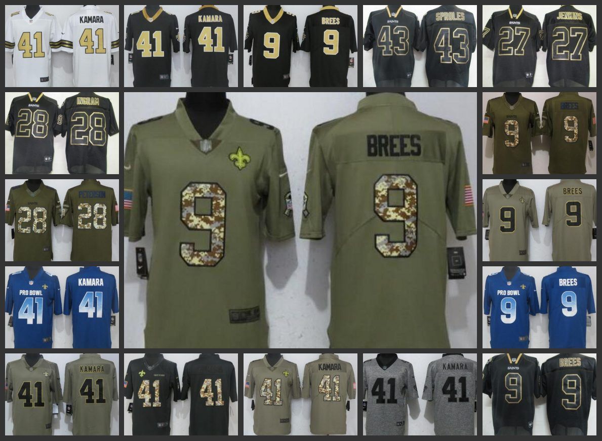 drew brees military jersey